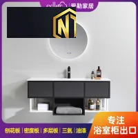 Xưởng Nội Thất Ngọc Thịnh Long Thành - TP.HCM - Mẫu tủ lavabo đẹp - TLNT05